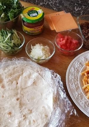 遅めの朝ごはん！トルティーヤ-レシピのメイン写真