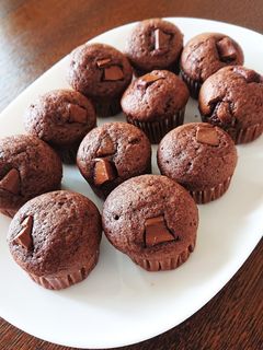 チョコレートマフィン-レシピのメイン写真