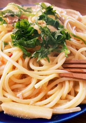 春！たけのこクリームパスタ-レシピのメイン写真