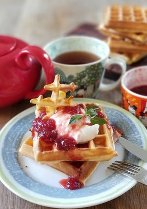 ワッフル-レシピのメイン写真