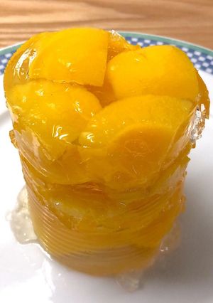 桃缶ゼリー♪-レシピのメイン写真
