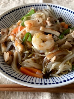 あるもの野菜で♪あんかけ焼きそば(^^)-レシピのメイン写真