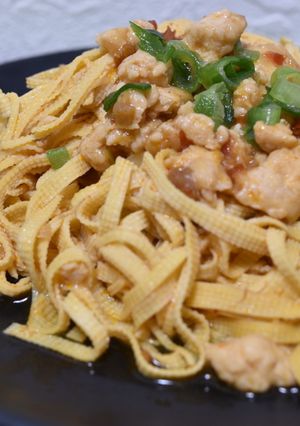 【低糖質】豆腐皮の麻婆麺-レシピのメイン写真