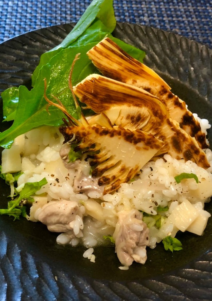鶏と筍の和風リゾット-レシピのメイン写真