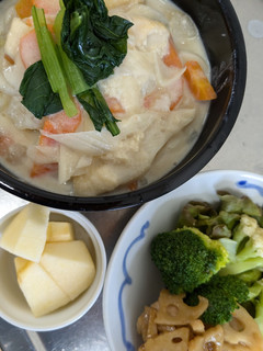☆けんちんな豆乳?☆豆乳クリーミーうどん-レシピのメイン写真