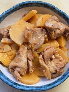 筍と鳥の煮物-レシピのメイン写真