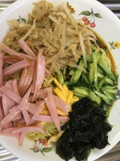 スパゲッティで冷やし中華(醤油味)-レシピのメイン写真