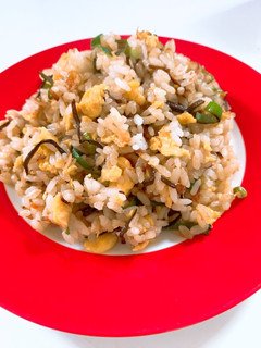 塩昆布と干し海老の炒飯-レシピのメイン写真