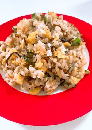 塩昆布と干し海老の炒飯-レシピのメイン写真