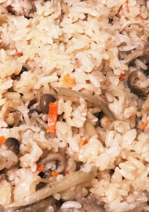 簡単すぎる炊き込みご飯。あるもので。-レシピのメイン写真