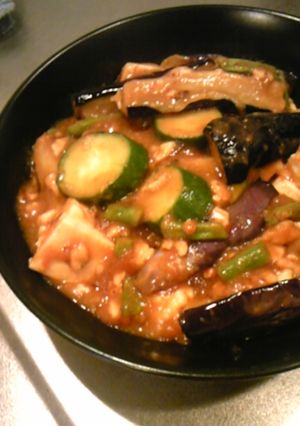 麻婆茄子胡瓜豆腐-レシピのメイン写真