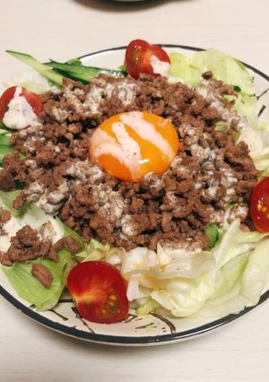ヘルシーに坦々風サラダうどん-レシピのメイン写真
