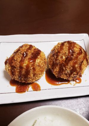 揚げないキーマカレーコロッケ-レシピのメイン写真