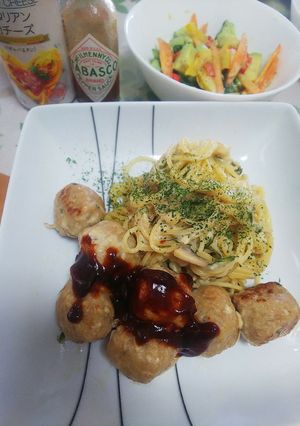 冷凍ミートボールDeミートボールパスタ♪-レシピのメイン写真