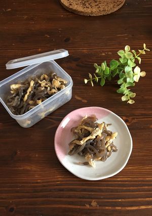 【作り置き】薄揚げと糸こんにゃくの含め煮-レシピのメイン写真