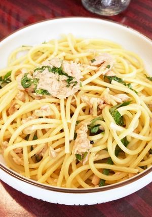 ツナと大葉の和風パスタ-レシピのメイン写真