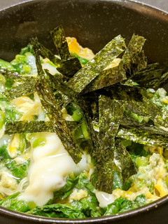 3ステップで超簡単!ミツバの麺つゆ卵丼-レシピのメイン写真