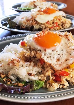 切り干し大根入なんちゃってガパオライス-レシピのメイン写真