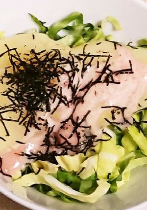 新じゃがいもとキャベツのたらこソースあえ-レシピのメイン写真