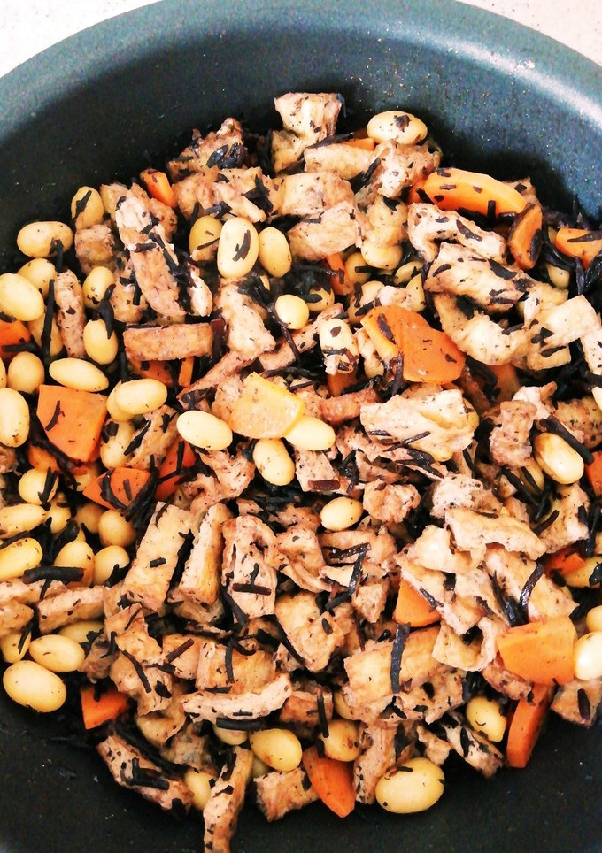 簡単！大豆とひじきの煮物-レシピのメイン写真