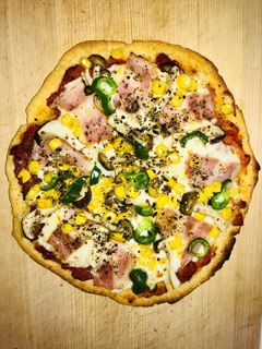 小麦粉アレルギーの家族の為の米粉ピザ-レシピのメイン写真