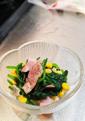 ほうれん草のソテー-レシピのメイン写真