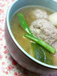 ✿冬瓜と❀肉団子の✿あっさり中華スープ-レシピのメイン写真