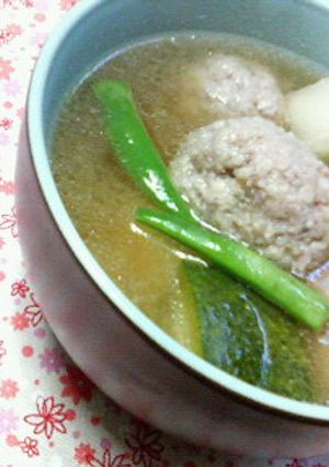 ✿冬瓜と❀肉団子の✿あっさり中華スープ-レシピのメイン写真