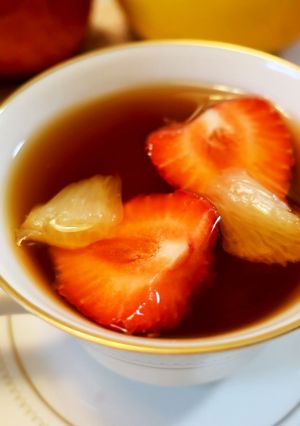 ウイルス対策！フルーツ蜂蜜紅茶-レシピのメイン写真