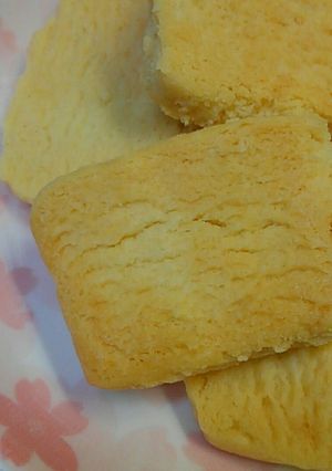 材料3つマーガリンクッキーレシピメモ-レシピのメイン写真