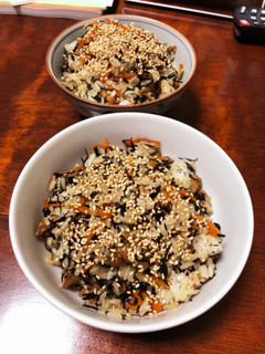 鶏肉と人参のひじきご飯-レシピのメイン写真