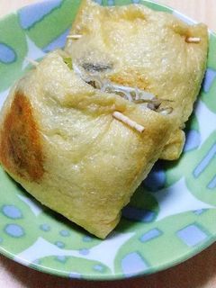 春巻き風油揚げ包み焼き-レシピのメイン写真