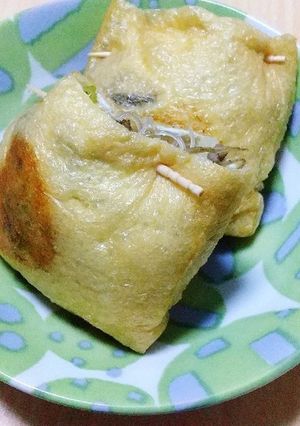 春巻き風油揚げ包み焼き-レシピのメイン写真
