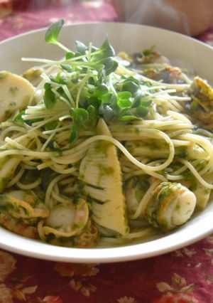 たけのこと生青のりのパスタ-レシピのメイン写真