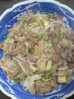 ビールもご飯も進む牛すじ中華風炒め-レシピのメイン写真