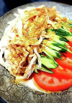 ほったらかし 簡単 美味しい 棒々鶏-レシピのメイン写真