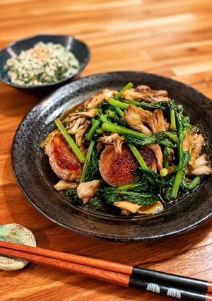 【簡単！】豚コマで子ども大好きポン酢炒め-レシピのメイン写真