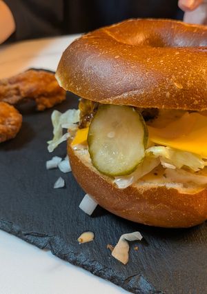 ベーグルでハンバーガービッグマック風-レシピのメイン写真