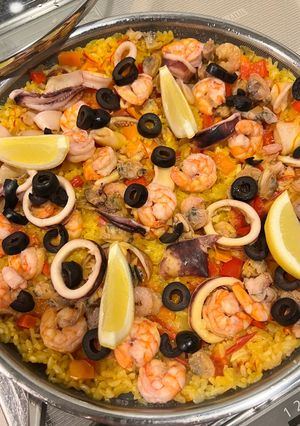 簡単なのに絶品★フライパンでシーフードパエリア🥘-レシピのメイン写真