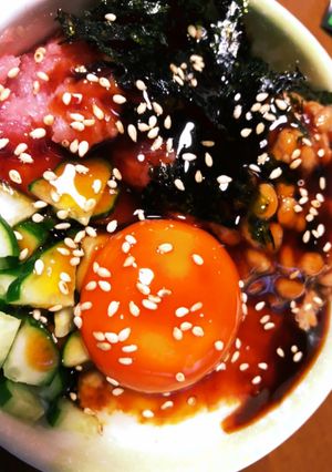ネバネバ？ユッケ？丼-レシピのメイン写真