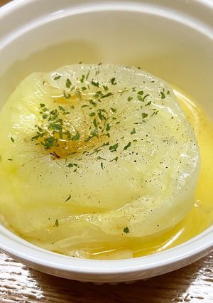 玉ねぎのレンジ蒸し-レシピのメイン写真