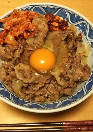 甘めの牛丼-レシピのメイン写真