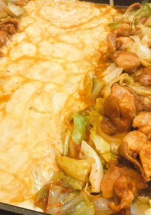 【ホットプレートで!】チーズタッカルビ-レシピのメイン写真