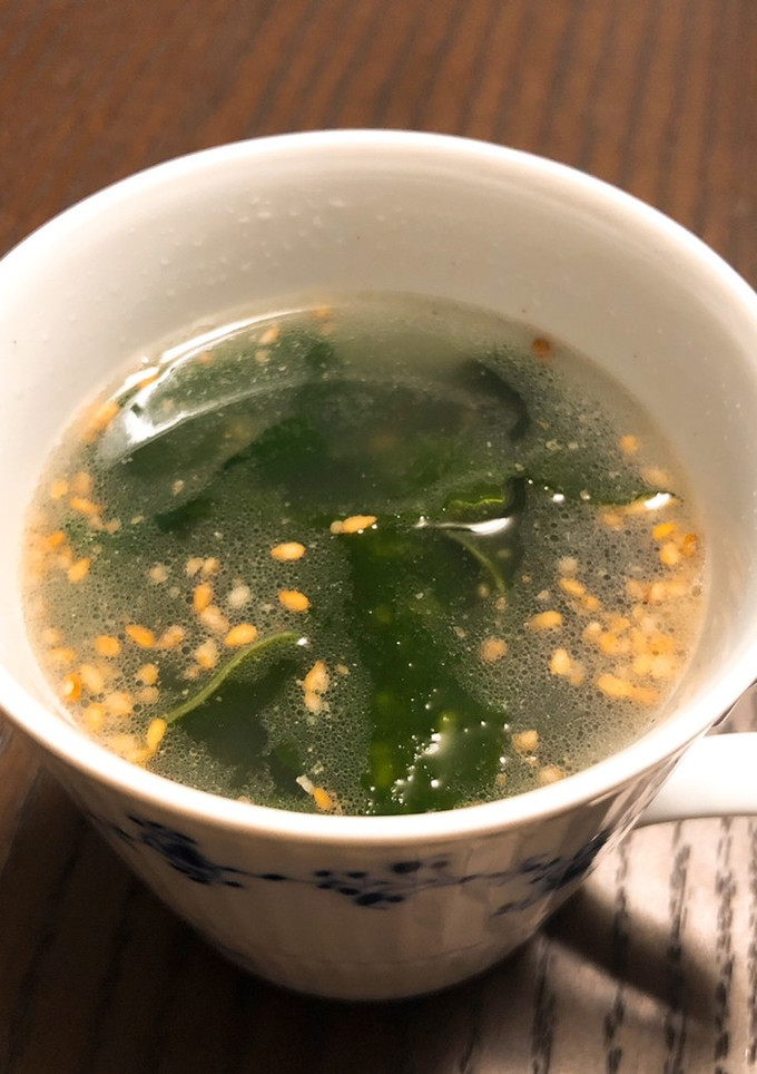 秒で本格わかめスープ-レシピのメイン写真