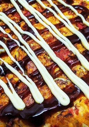 さっぱり！トマトお好み焼き-レシピのメイン写真