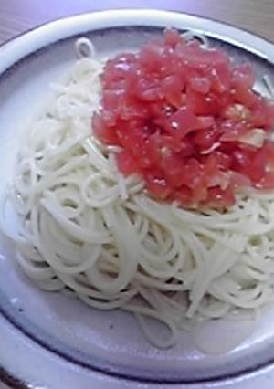 とっても簡単&美味♪トマトの冷製パスタ-レシピのメイン写真