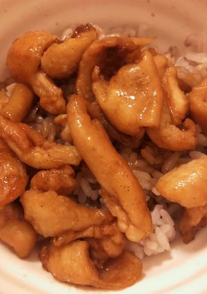 鶏皮丼-レシピのメイン写真