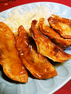 簡単!ポン酢DE揚げ餃子の甘酢あんかけ♪-レシピのメイン写真