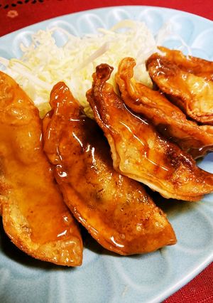 簡単！ポン酢DE揚げ餃子の甘酢あんかけ♪-レシピのメイン写真