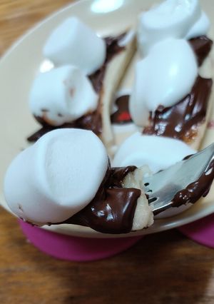 チョコバナナ☆マシュマロ-レシピのメイン写真